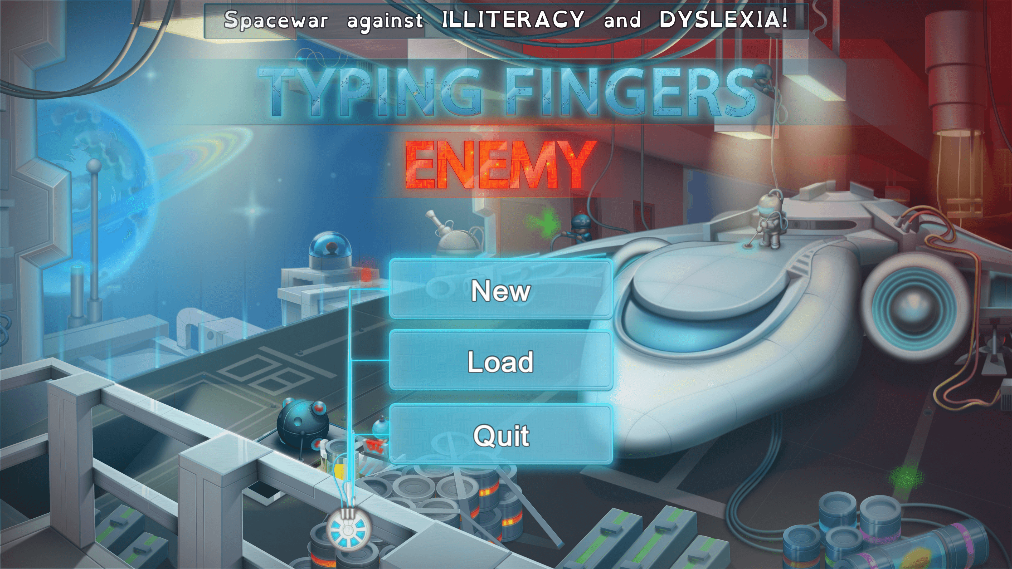 Welcome to Typing Fingers Enemy